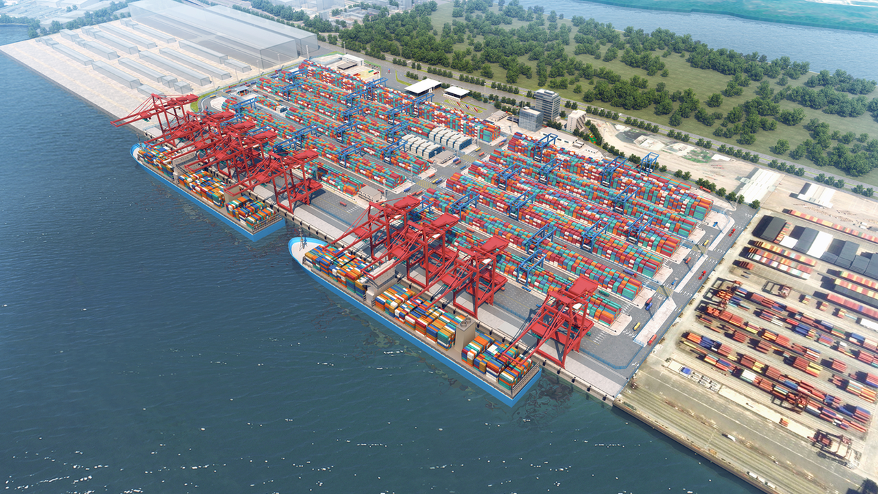 Phase II of Container Terminal, DaChan Bay Port Area, Shenzhen Port